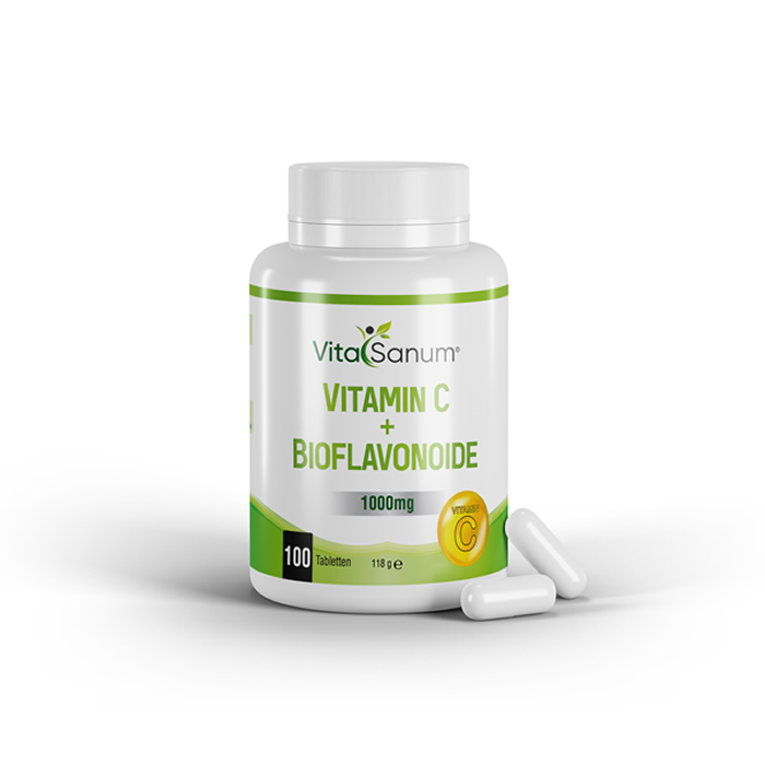 VitaSanum Vitamin C ZITRUS Bioflavonoide 100 Tabletten 1000 Mg