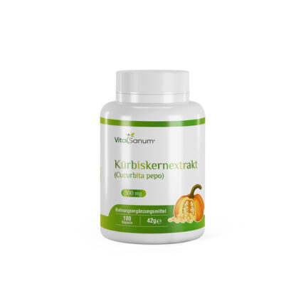 VitaSanum®- Kürbiskernextrakt (Cucurbita pepo) 300 mg 100 Kapseln